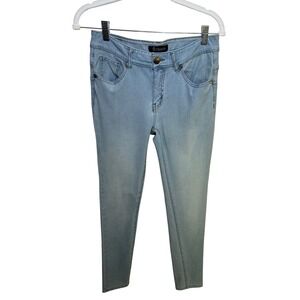 April Jeans Light Blue Skinny Jeans Womens Large Stretch